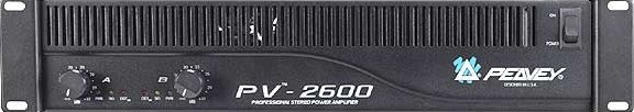 PV 2600 Power Amp & Fight Case