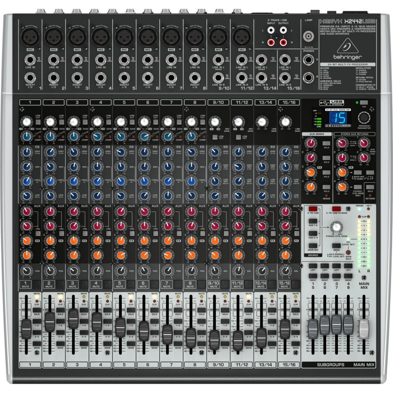 Behringer XENYX X2442USB 24 Channel Analog Mixer
